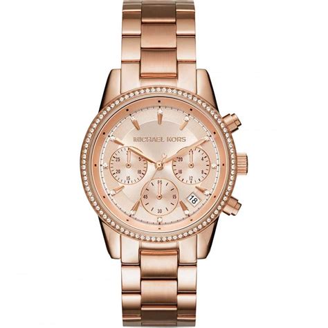 montre michael kors rose gold pas cher